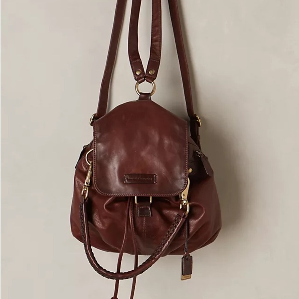NWT Frye Jenny Leather Backpack - Brown